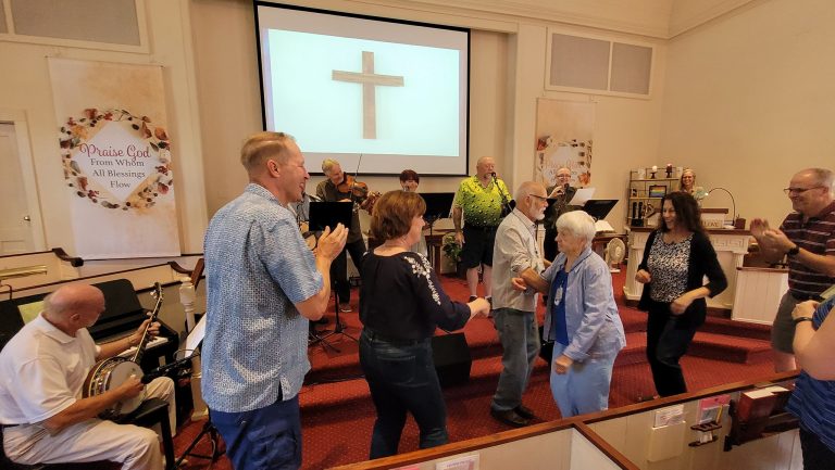 Dancing to Joyful Blue